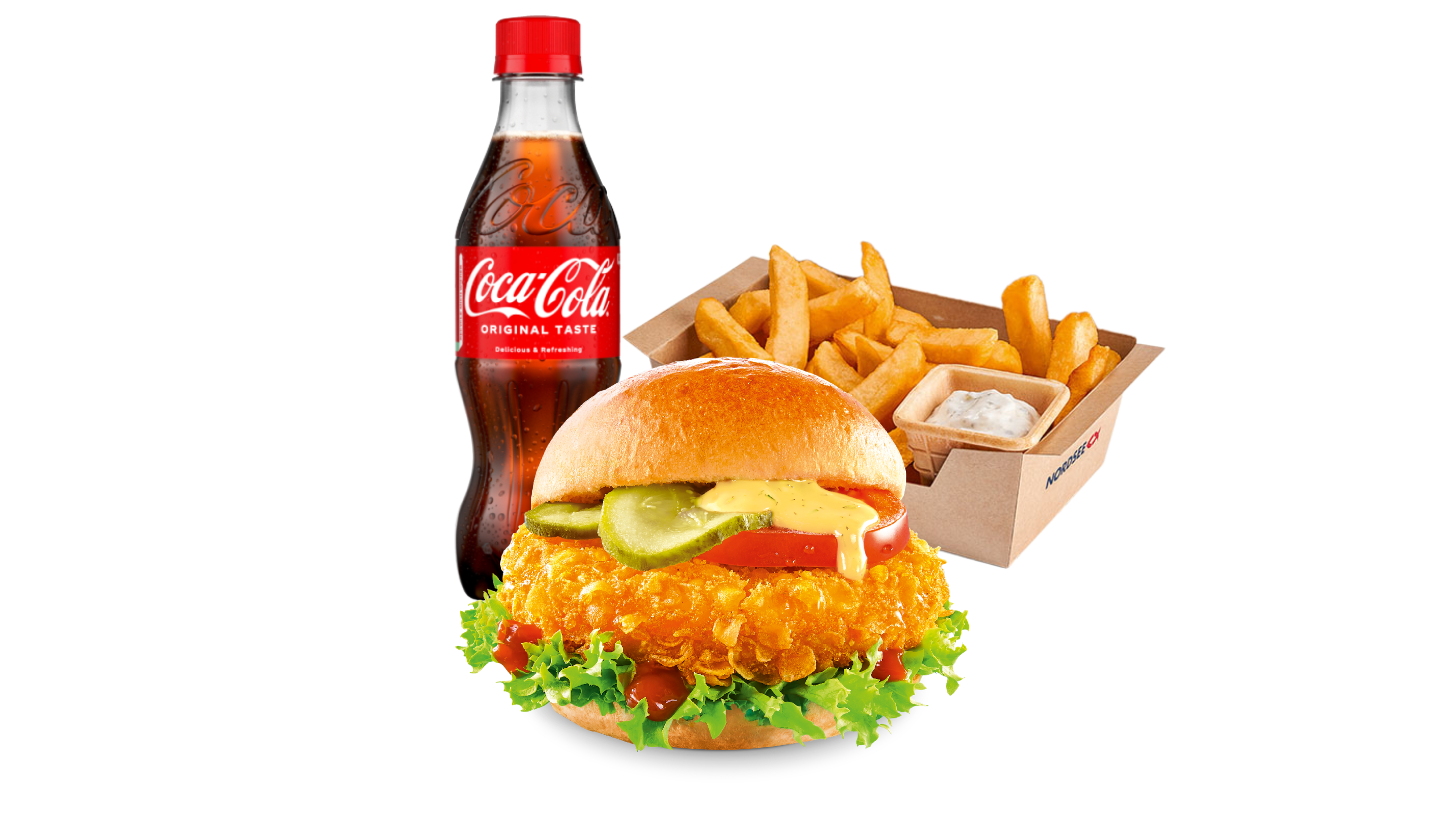 <h2>Crunchy Chicken Burger Men&uuml;</h2>