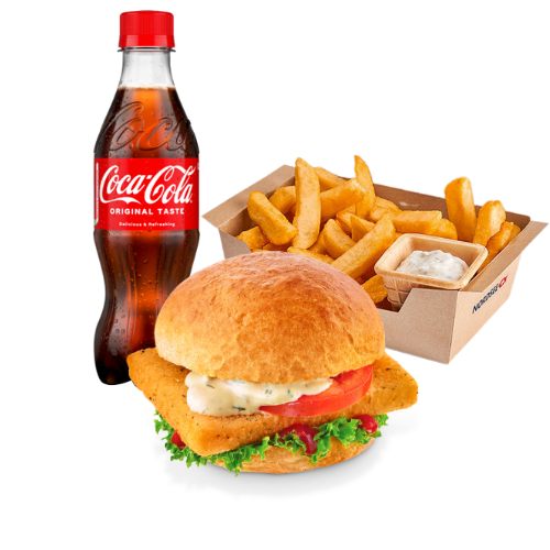 <h2>Classic Fish Burger Men&uuml;</h2>