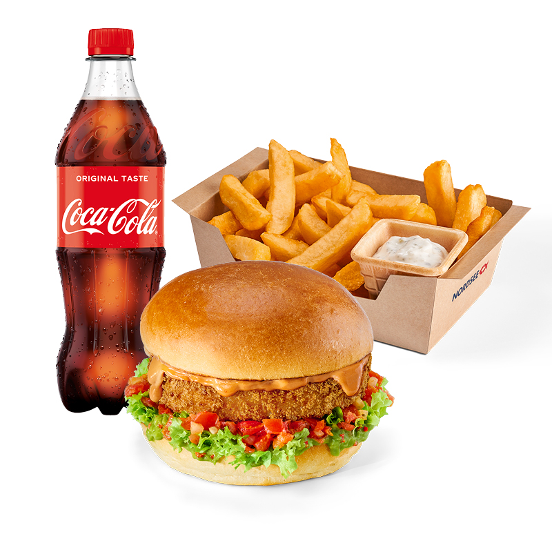 <h2>Lachs Burger Deluxe Men&uuml;</h2>